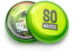 Микс из гладких и текстурированных презервативов MAXUS Mixed + железный кейс